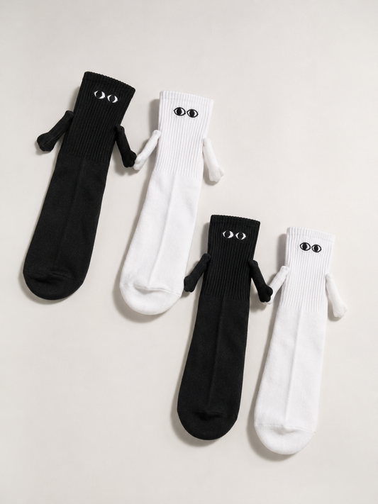 Calcetines magnéticos para pareja de algodón premium