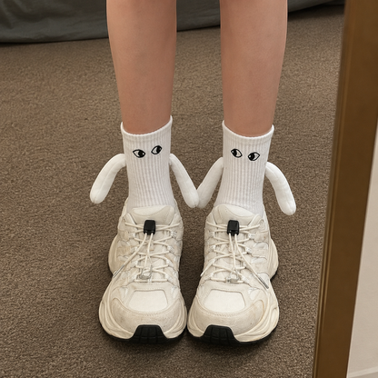 Calcetines magnéticos para pareja de algodón premium