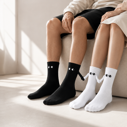 Calcetines magnéticos para pareja de algodón premium
